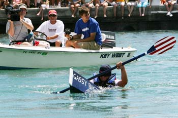 Schooner Wharf Minimal Regatta  2007 photo - Duval Street, Key West
